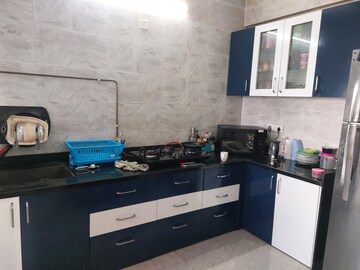 Kitchen in 3 BHK Apartment at Janki Rainbow Apartments, Baner – for Rent