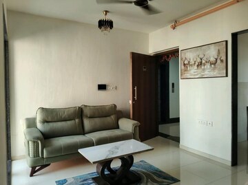 Living Room in 2 BHK Apartment at Runwal Eirene, Balkum Pada – for Rent