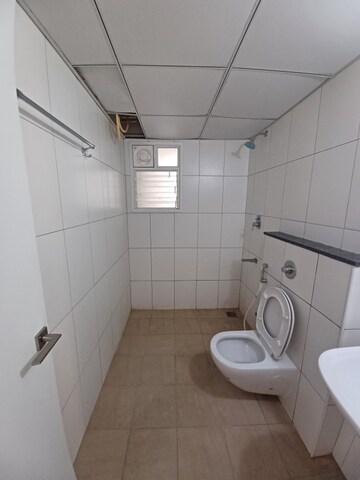 Bathroom in 2.5 BHK Apartment at Godrej Aqua, International Airport Road – for Rent