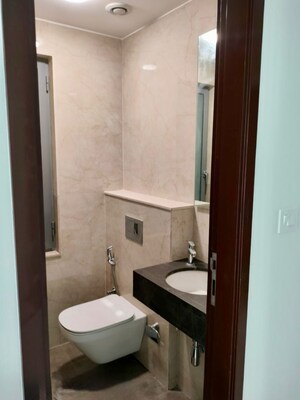 Bathroom in 3 BHK Apartment at Piramal Mahalaxmi, Mahalaxmi – for Rent