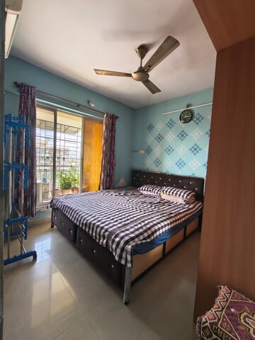 Bedroom in 2 BHK Apartment at Shanti Dham Heights, Parsik – for Sale