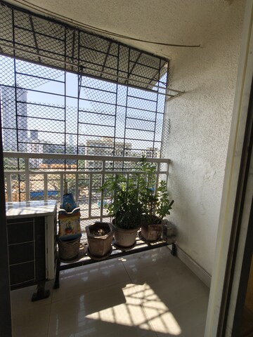 Balcony in 2 BHK Apartment at Shanti Dham Heights, Parsik – for Sale