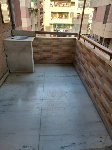 Balcony in 3 BHK Apartment at Dwarka – for Rent