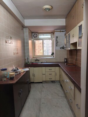 Kitchen in 3 BHK Apartment at Dwarka – for Rent