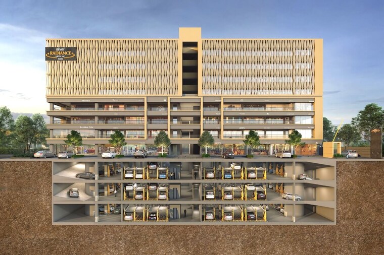 Exterior View, avirat-silver-radiance-2 Commercial Office Space 850 Sq.Ft. In Science City Ahmedabad 10053489