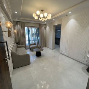 Living Room in 1 BHK Apartment at Vaibhavlaxmi Queens Glory, Chembur – for Sale