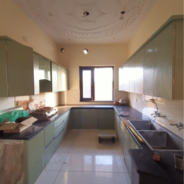 Kitchen in 3 BHK Builder Floor at Sector 9 Panchkula – for Rent