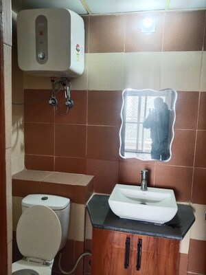 Bathroom in 3 BHK Apartment at Saya Zion, Sector 4 Greater Noida – for Rent