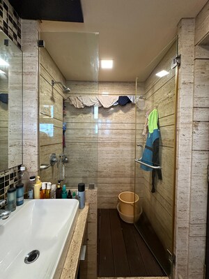 Bathroom in 2 BHK Apartment at Neelkanth Apartment Worli, Worli – for Rent