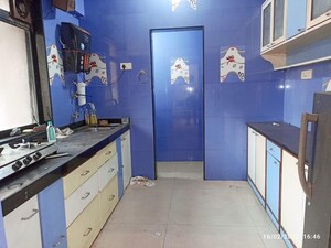 Kitchen in 2 BHK Apartment at Vardhman Vatika, Majiwada – for Rent