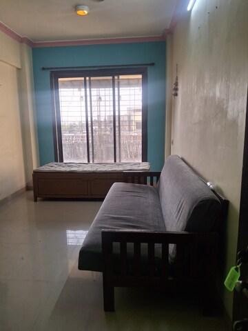 Living Room in 1 BHK Apartment at Bhoomi Palace, Ghansoli – for Rent