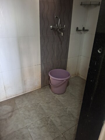 Bathroom in 1 BHK Apartment at Bhoomi Palace, Ghansoli – for Rent