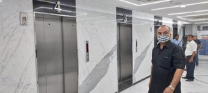 Building Lobby in 3 BHK Apartment at DLF Atria, Dlf Phase ii – for Rent