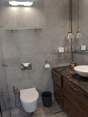 Bathroom in 2 BHK Builder Floor at Greater Kailash ii – for Rent