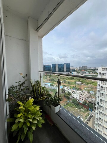 Balcony in 2 BHK Apartment at Gera World of Joy, Kharadi – for Rent