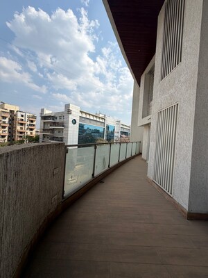 Balcony in 3.5 BHK Apartment at G M Kenjale Emirus Apartment, Baner – for Rent