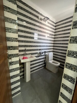 Bathroom in 2 BHK Builder Floor at Chattarpur – for Rent