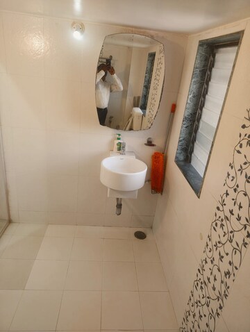 Bathroom in 1 BHK Apartment at Shreeji Krupa, Thane West – for Sale