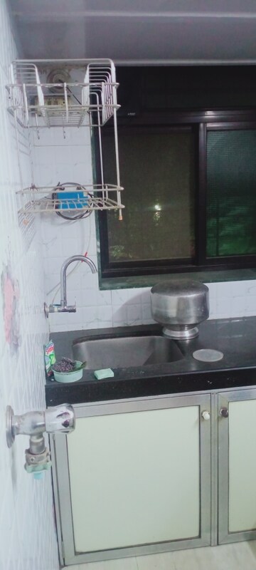 Kitchen in 1 RK Apartment at Bindra Complex, Andheri East – for Rent