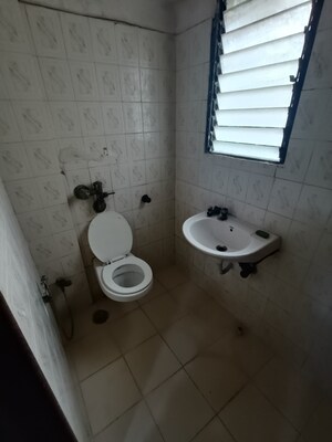 Bathroom in 3 BHK Apartment at Skylark CHS, Andheri West – for Rent