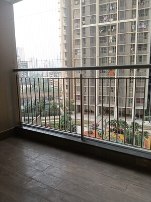 Balcony in 2 BHK Apartment at Lodha Amara, Kolshet Road – for Rent