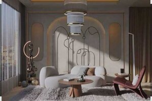 Living Room in 3.5 BHK Apartment at Sigma Iii Greater Noida – for Sale