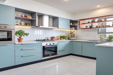 Kitchen in 3 BHK Apartment at Prosperiti Ekam, Velmala – for Sale