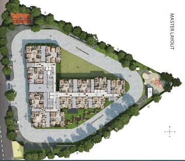 Master Plan in 3 BHK Apartment at Vian Mrida, Kollur – for Sale