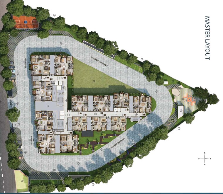 Master Plan, vian-mrida 3 Bedroom 2345 Sq.Ft. Apartment In Kollur Hyderabad 10075354
