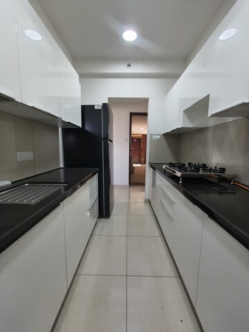 Kitchen in 2 BHK Apartment at Shapoorji Pallonji Vicinia, Powai – for Rent