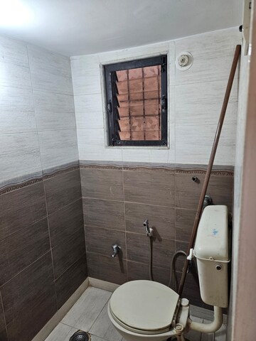 Bathroom in 3 BHK Apartment at Vasai West – for Rent