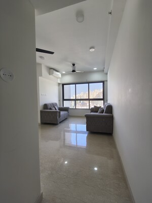 Living Room in 2 BHK Apartment at Shapoorji Pallonji Vicinia, Powai – for Rent