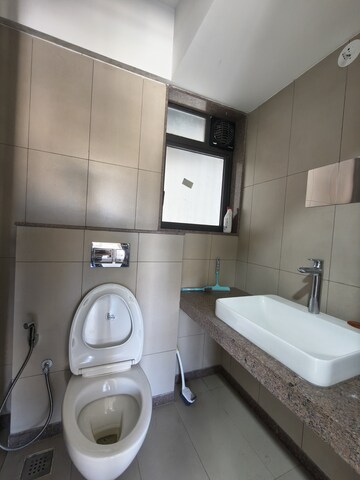 Bathroom in 2 BHK Apartment at Shapoorji Pallonji Vicinia, Powai – for Rent