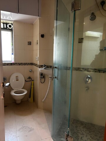 Bathroom in 1.5 BHK Apartment at Juhu – for Rent