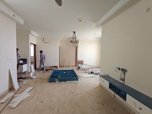 Living Room in 3 BHK Apartment at Aurobindo The Regent, Kondapur – for Rent