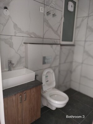 Bathroom in 3 BHK Apartment at Riverdale Hazelwood Residences, High Ground – for Rent