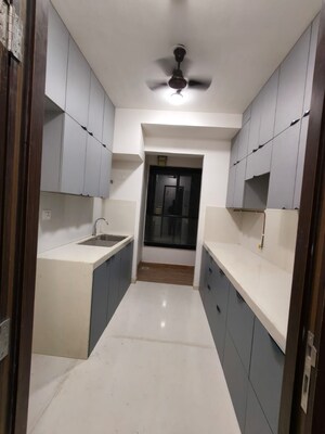Kitchen in 3 BHK Apartment at Adani Ten BKC, Bandra East – for Rent