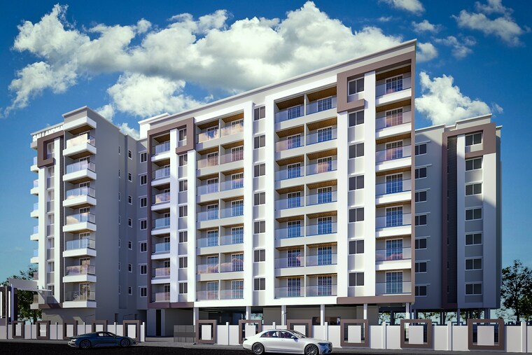 Exterior View, sai-landmark 3 Bedroom 1618 Sq.Ft. Apartment In Thergaon Pune 10078023