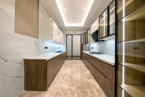 Kitchen in 4 BHK Apartment at Rajouri Garden – for Sale