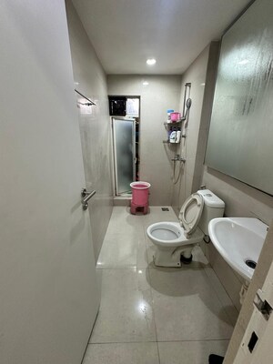 Bathroom in 2 BHK Apartment at Bluebell Apartments, Thane West – for Sale