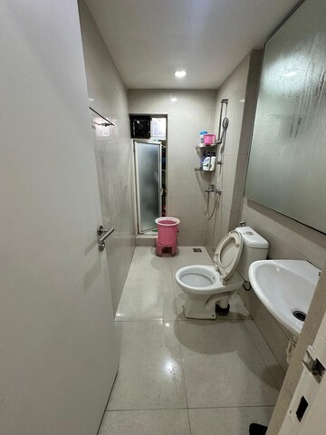 Bathroom in 2 BHK Apartment at Bluebell Apartments, Thane West – for Sale
