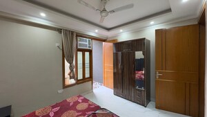 Master Bedroom in 1 BHK Builder Floor at Palm Residency Chhatarpur, Chattarpur – for Rent