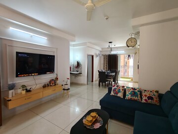 Living Room in 2.5 BHK Apartment at Aparna Sarovar, Nallagandla – for Rent