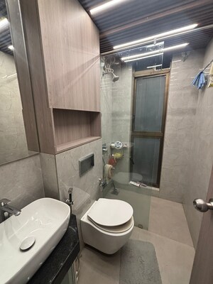 Bathroom in 2 BHK Apartment at Raymond Ten X Habitat, Pokhran Road No Two – for Sale