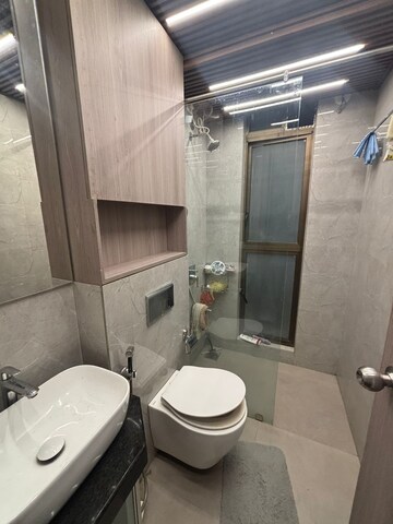 Bathroom in 2 BHK Apartment at Raymond Ten X Habitat, Pokhran Road No Two – for Sale
