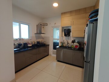 Kitchen in 2.5 BHK Apartment at Aparna Sarovar, Nallagandla – for Rent