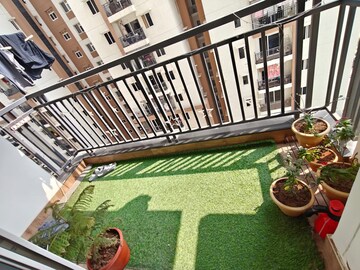 Balcony in 2.5 BHK Apartment at Aparna Sarovar, Nallagandla – for Rent