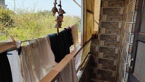 Balcony in 3 BHK Apartment at Sector 6 Dwarka – for Rent