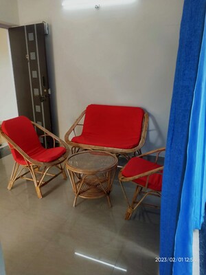 Living Room in 1 BHK Apartment at Veerabhadra Nagar – for Rent