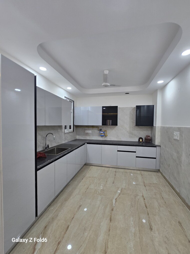 Kitchen, risland-sky-mansion 2 Bedroom 1000 Sq.Ft. Builder Floor In Chattarpur Delhi 10078302